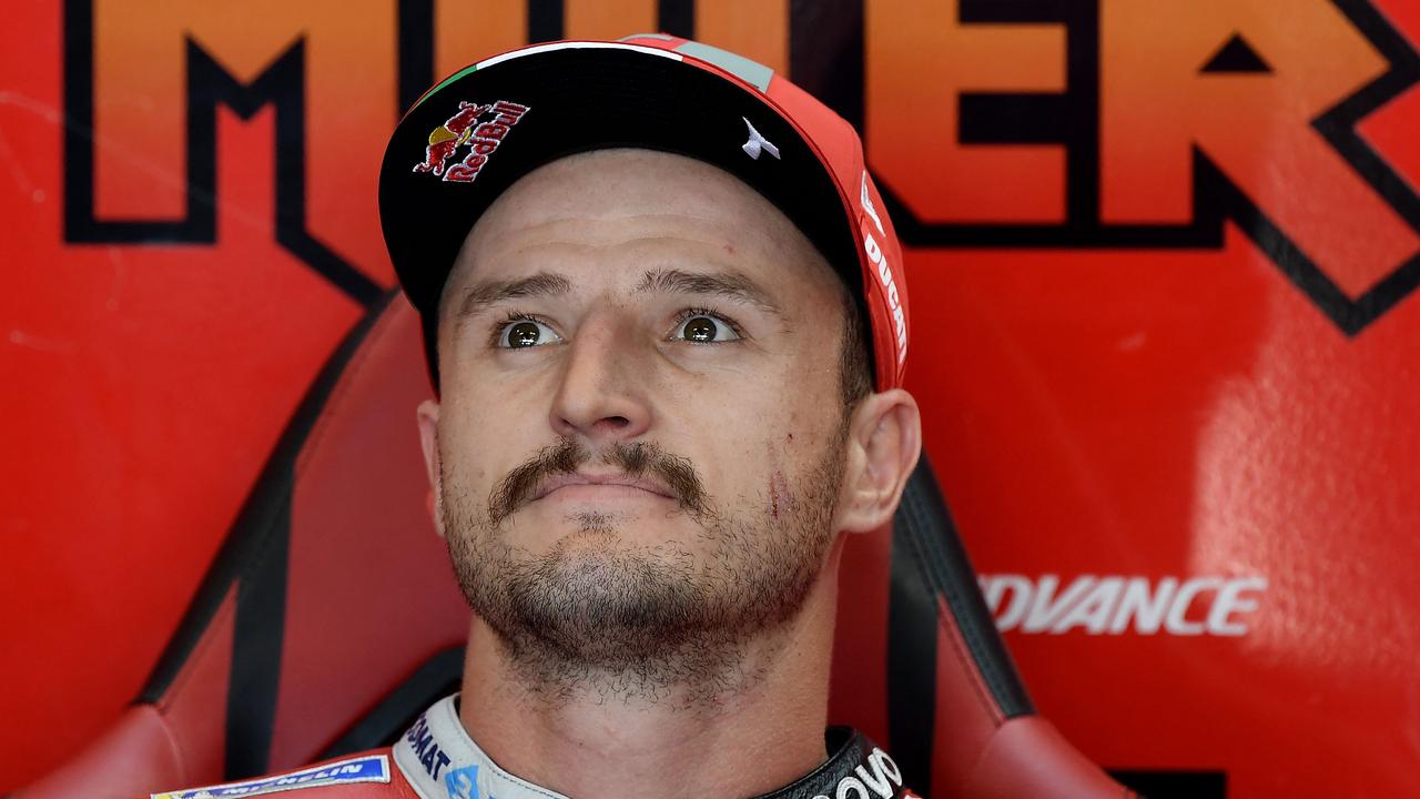 Ducati Lenovo Racing team Australian rider Jack Miller claimed pole. (Photo by Filippo MONTEFORTE / AFP)