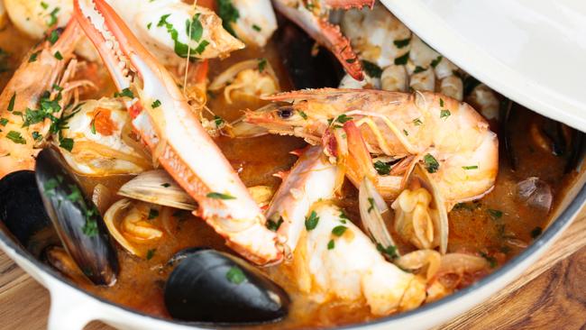 Bouillabaisse for two. Picture: Karl Schwerdfeger