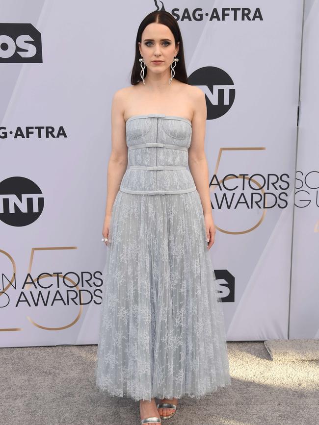 Rachel Brosnahan arrives for the 25th Annual SAG Awards. Picture: AFP