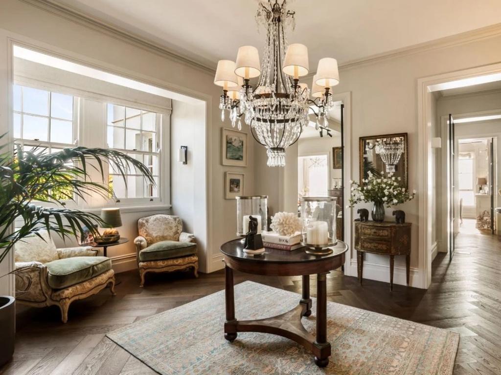 The elegant living room.