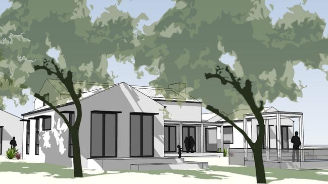 Concepts designs of what The Block houses that will be built at Daylesford in 2025 will look like. These concepts were included in the proposal that was part of the planning permit proposal that when to Hepburn Shire Council in July 2023. Picture: Supplied