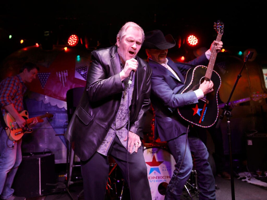 Meat Loaf and country artist John Rich perform at Redneck Riviera Nashville on March 27, 2021.