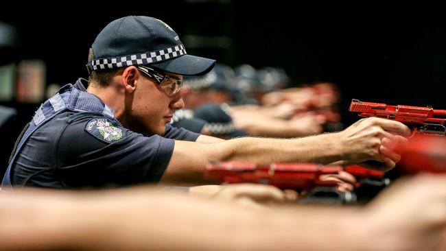 Mr Ashton says today’s police are better trained and better equipped. Picture: Tim Carrafa