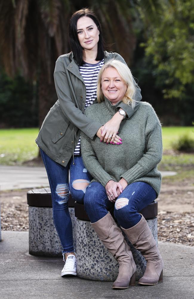 Chloe Simmons wants a child with her husband and her mum is willing to be her surrogate but she is struggling with the costs. Picture: Justin Lloyd