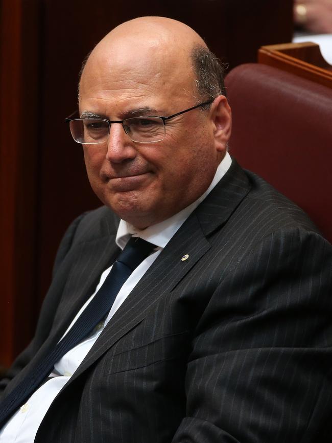 Senator Arthur Sinodinos said Tony Abbott could not be controlled. Picture: Kym Smith