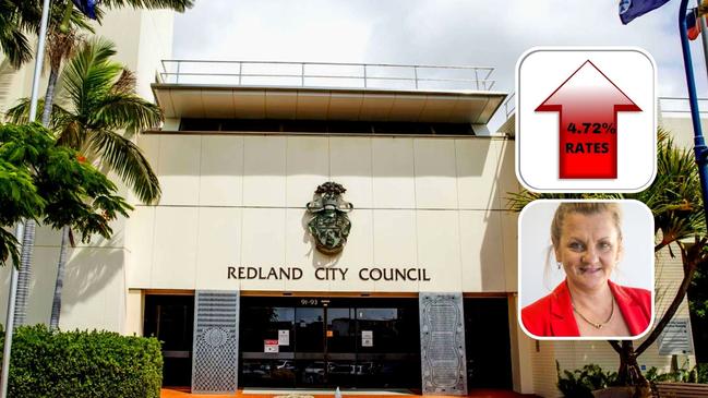 Redland City Council and mayor Karen Williams posted the highest rates rise in southeast Queensland in 2022.