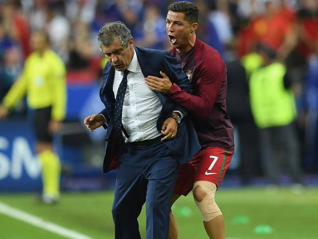 Ronaldo’s crazy sideline antics while ‘injured’ raised some eyebrows.