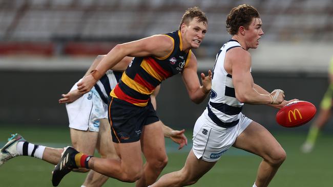 Adelaide’s first home game for 2024 is against Geelong on a Friday night. Picture: Michael Klein