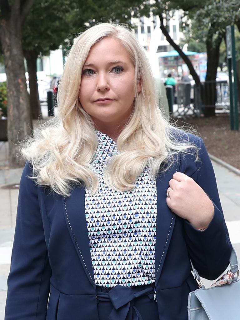 Jeffrey Epstein accuser Virginia Giuffre arrives in court this week. Picture: Reuters/Shannon Stapleton