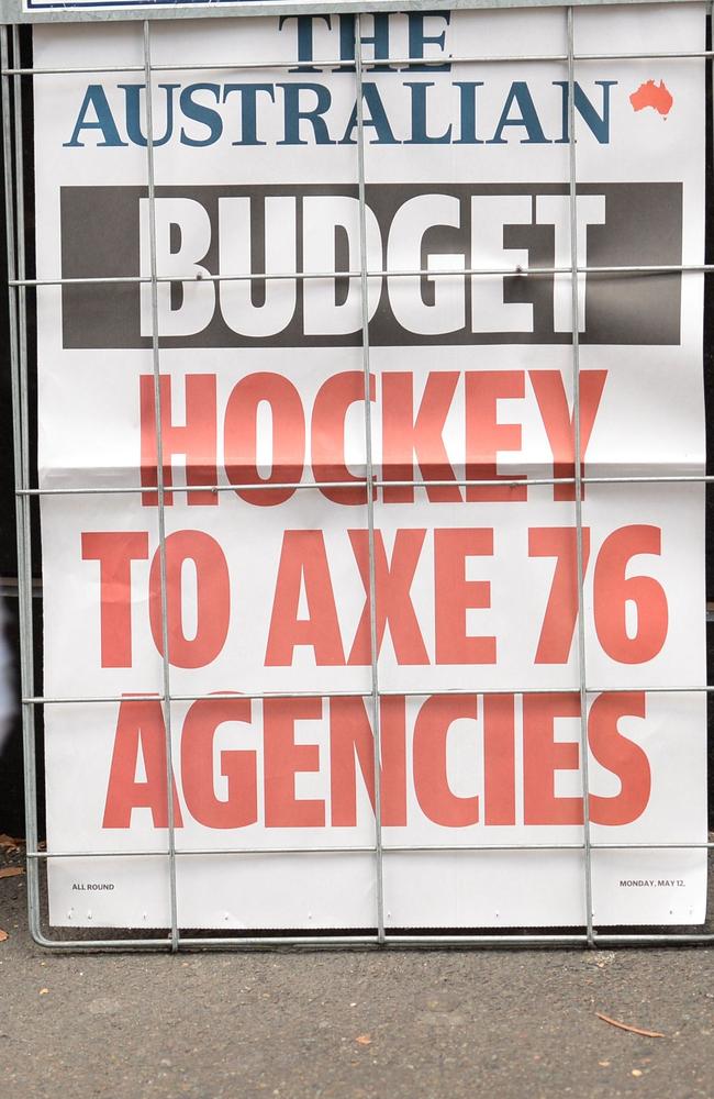 Axing government agencies was leaked prior to the Federal Budget being handed down.