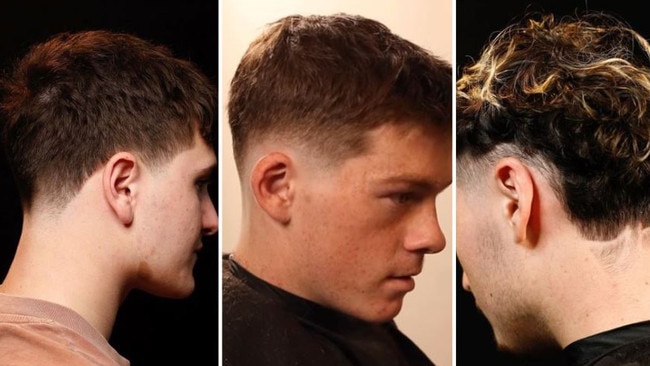 Some examples of Joel Verdouw's haircuts. Pictures: @joliethebarber on Instagram.