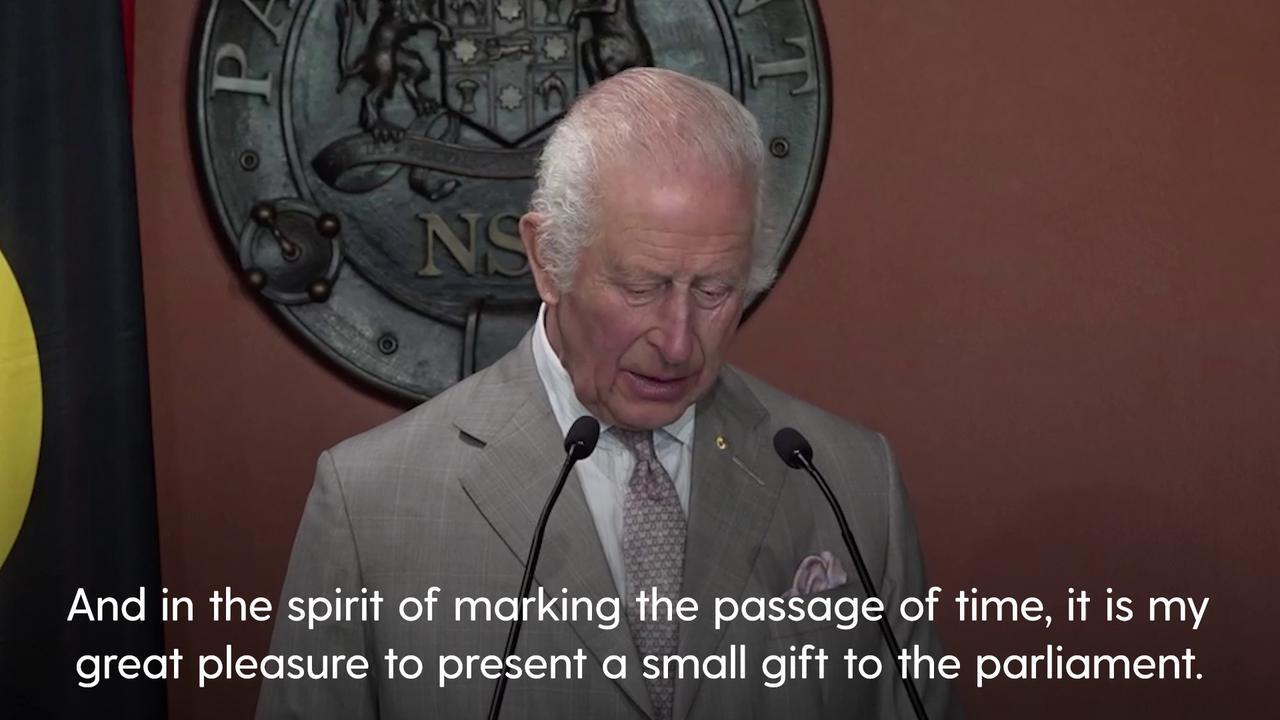 King addresses New South Wales Legislative Council for bicentenary