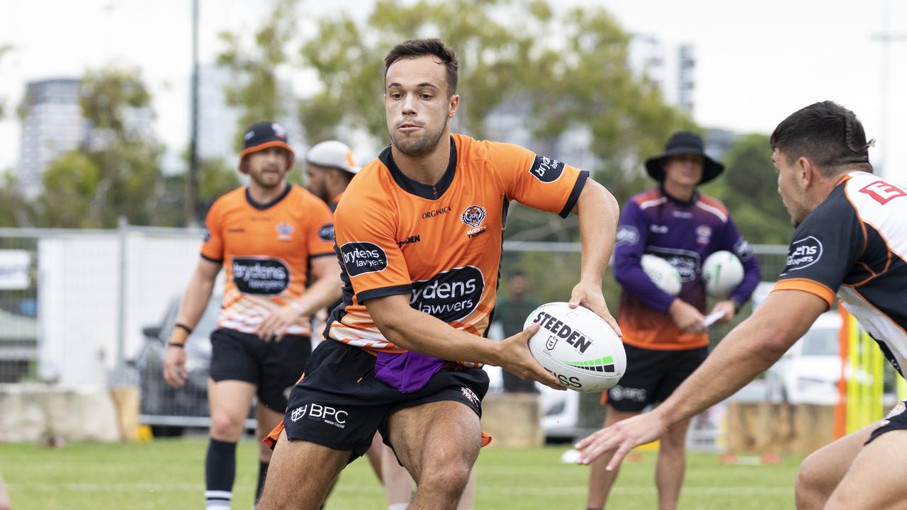 Luke Brooks has made it clear who is running the team. Photo: Wests Tigers