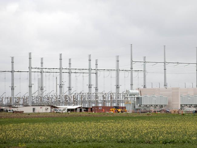 MELBOURNE, OCTOBER 11, 2024: TagEnergy, the group behind the largest wind farm in the Southern Hemisphere, Golden Plains in Rokewood near Geelong, announce that the first turbines have started spinning and feeding electricity into VictoriaÃs grid. Picture: Mark Stewart