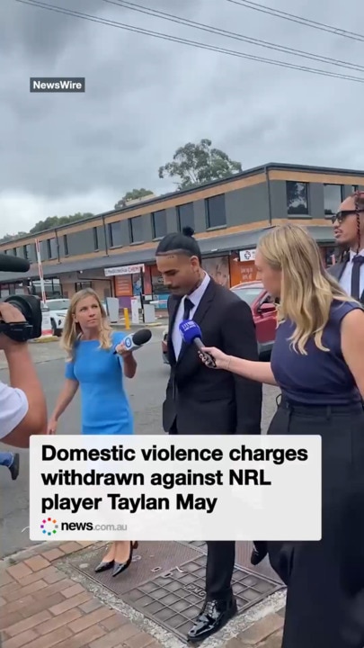 Domestic violence charges withdrawn against NRL player Taylan May