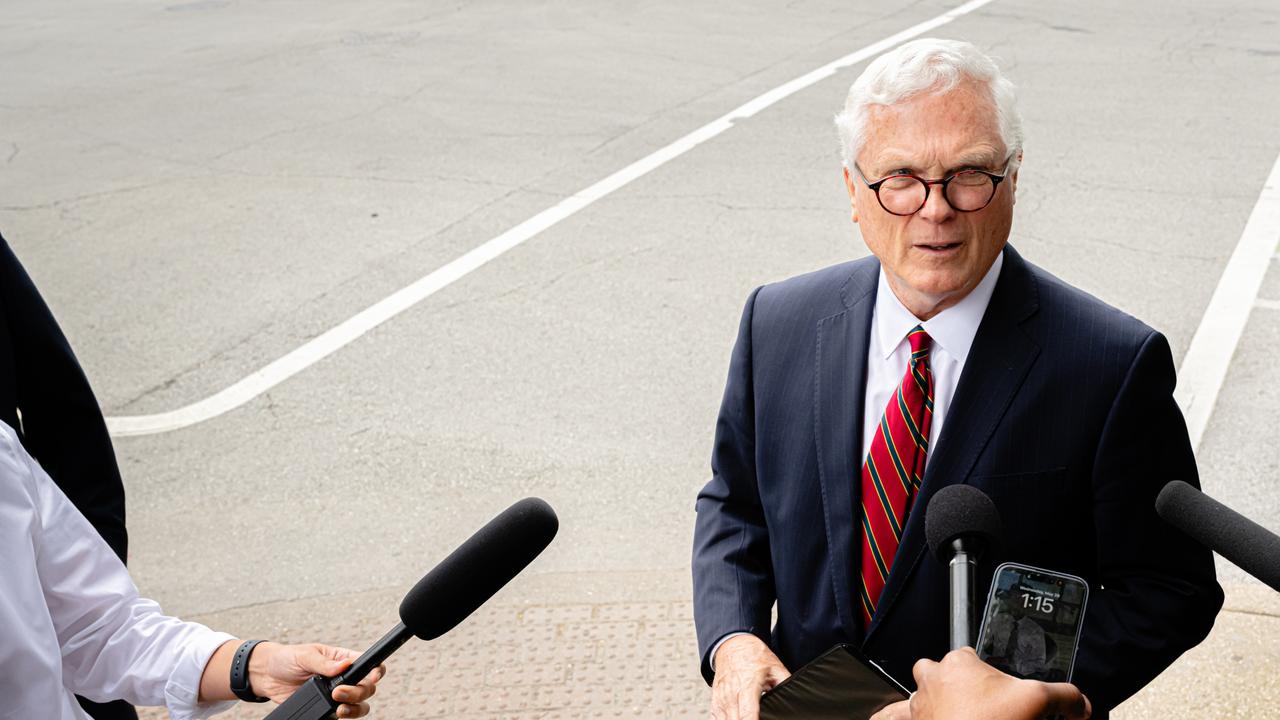 Jefferson County Attorney Mike O'Connell speaks with the press at Jefferson County Hall of Justice.