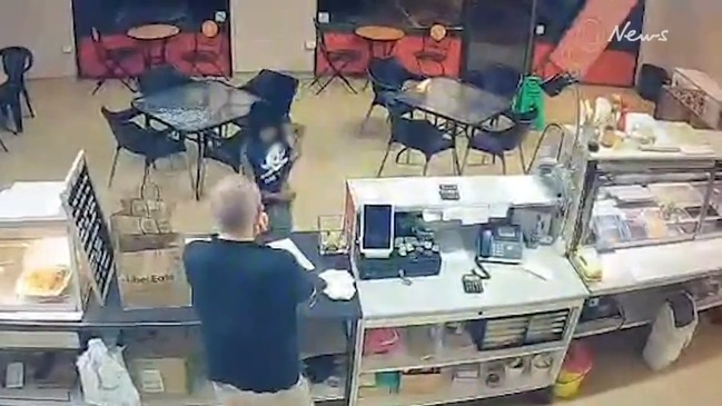 Young boy attempts hold-up with knife