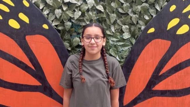 Miah Cerrillo managed to survive the mass shooting in Texas by covering herself in her friend’s blood and playing dead. Picture: GoFundMe.