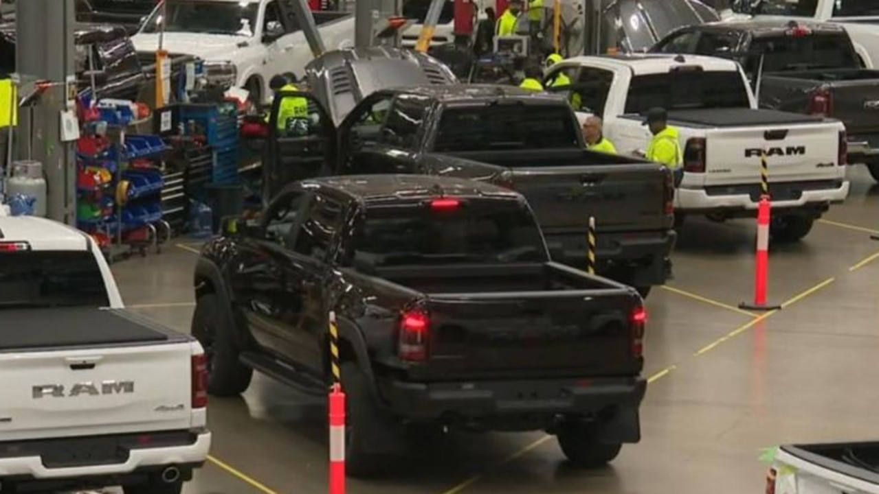 American-style pick-up trucks are taking over Australian roads, but not everyone is a fan of the monster vehicles. Picture: Channel 9