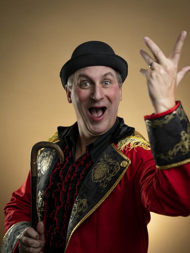 Matt Young is bringing Circus Carnival Cabaret to the North Australian Festival of Arts in Townsville from September 26 to October 13. The festival features 89 shows, 430 performances and 800 artists, headlined by the Queensland Symphony Orchestra hosting Symphony Under the Stars. Picture: Reiser Media