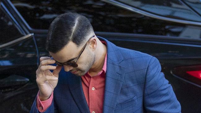 Guy Sebastian made a surprise return to court on Monday. Picture: NCA NewsWire / Nikki Short