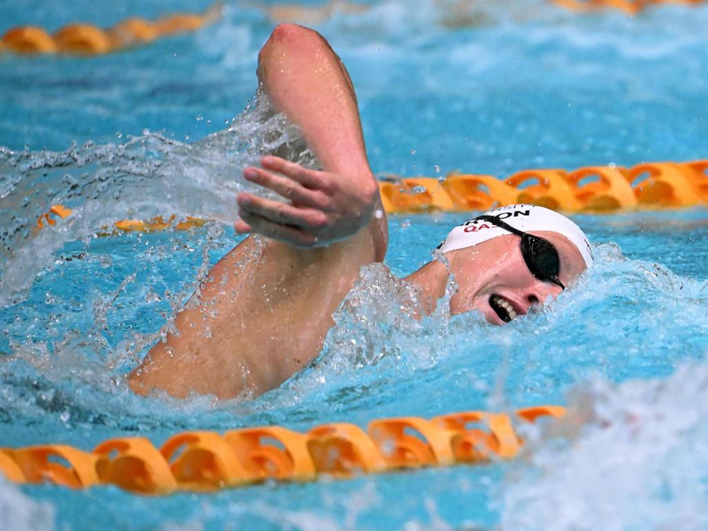 Most swimmers have a small window in which they can go for gold at the highest stage, meaning some have been potentially robbed of an opportunity. (Photo by William WEST / AFP)