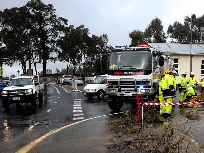 CFS crews hard at work at Verdun. Picture: Dean Martin