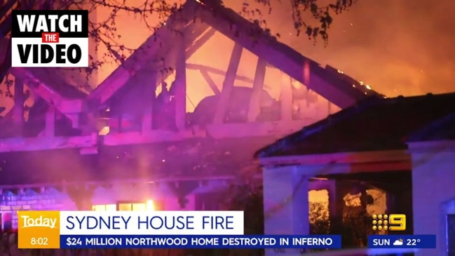 Northwood Sydney Heritage Home Worth $24m Destroyed By Blaze | News.com ...