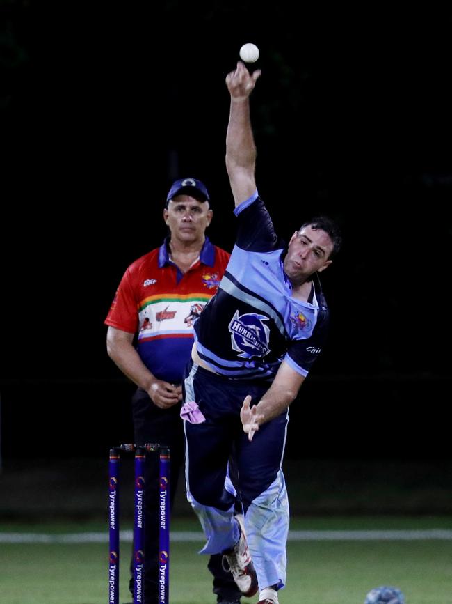 Barrier Reef Big Bash Game 1: Badgers v Hurricanes at Griffiths Park. Hurricanes' Tim Ward. Picture: Stewart McLean