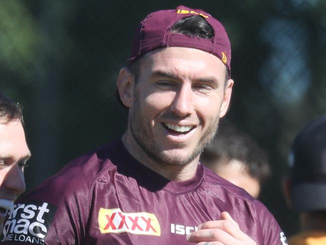 Darius Boyd at Broncos training . Pic Annette Dew