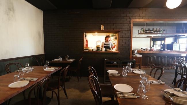 Inside the new Lupo restaurant. Picture Glenn Hampson