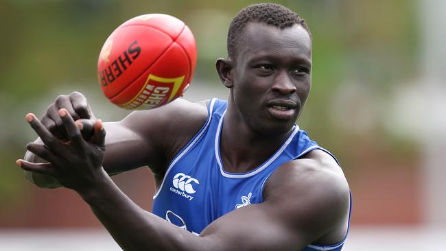 North Melbourne star Majak Daw. Picture: Michael Klein