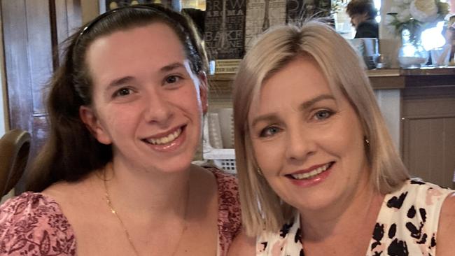 Gympie high tea for International Women's Day – Emily Moxey and Gina Drescher.