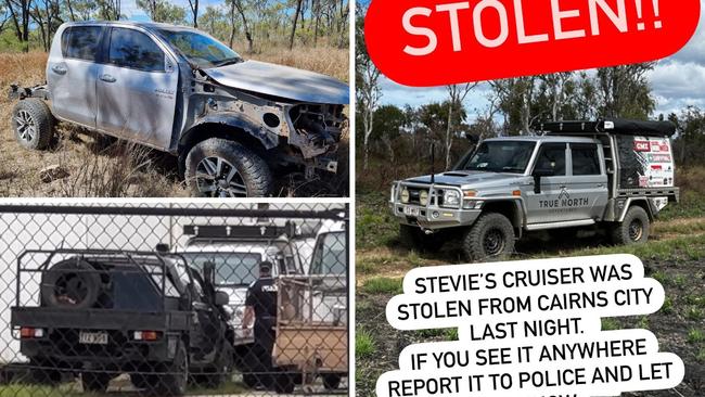 Stevie Burke’s 70 Series LandCruiser was stolen from Parramatta Park earlier this year later located in a gated industrial yard in Portsmith.