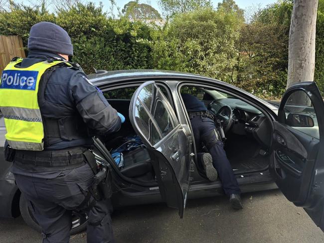 Damian Newton's Commodore was stolen while his car keys were inside his home. Picture: Supplied