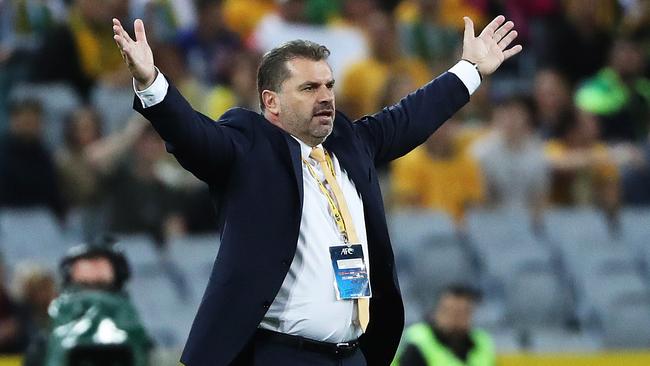 Socceroos coach Ange Postecoglou is set to quit his post. Picture: Brett Costello