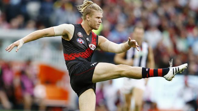 Michael Hurley playing against Collingwood on Anzac Day. Picture: Michael Klein