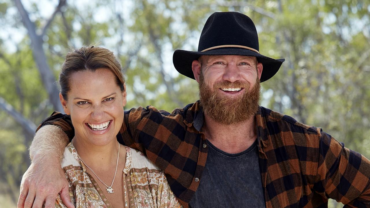 Chrissy Zaremba &amp; Michael ‘Croc’ Crocker – In-Laws. Supplied by Network Ten