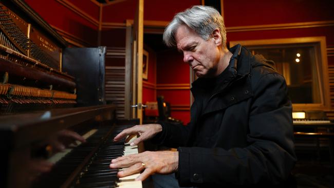 Songwriter, pianist and author Don Walker at Jimmy Barnes’s recording studio in Botany, Sydney. Picture: John Feder