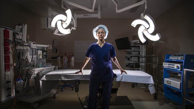 Plastic and reconstructive surgeon Jill Tomlinson, above, says bans on elective surgery take a heavy toll on patients. Picture: Arsineh Houspian