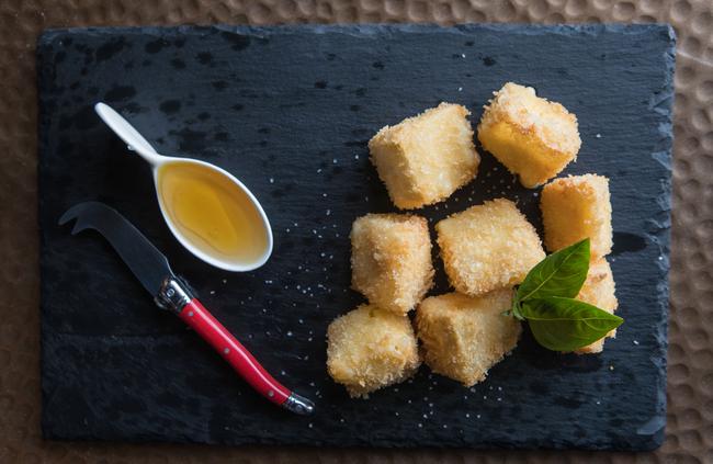 The deep fried camembert with truffle honey.