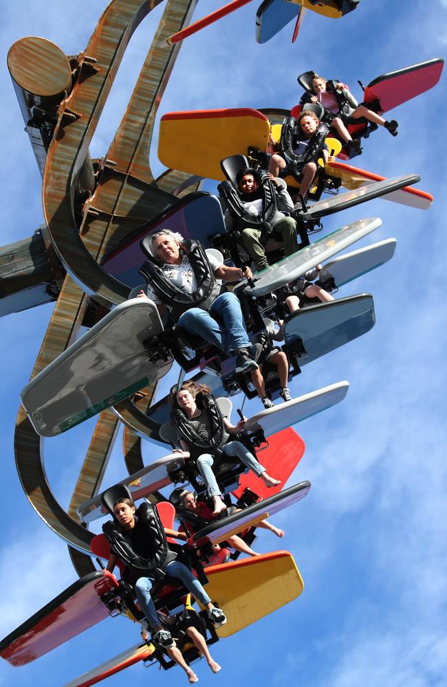 Dreamworld’s parent company has been accused for workplace health and safety failures over maintenance of the Tailspin. Picture Glenn Hampson