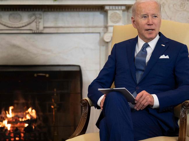 US President Joe Biden has no interest in enforcing a no-fly zone over the Ukraine. Picture: AFP