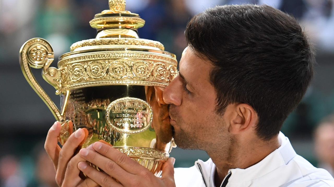 Novak Djokovic has won Wimbledon five times.