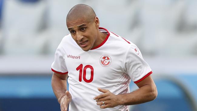 Danger man … Tunisia midfielder Wahbi Khazri. Photo: AP