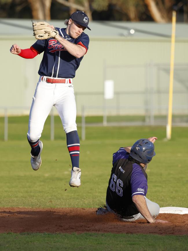 Bellarine's Jye Robinson plays shortstop for the Bears. Picture: Mark Lazarus.