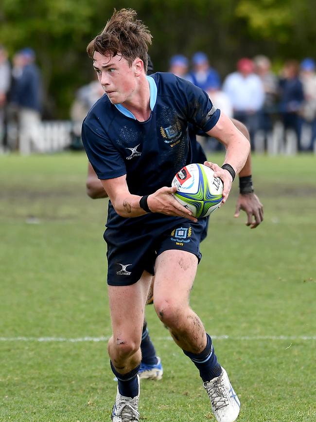 BGS player Ryan Shaw XV rugby between Churchie and Brisbane Grammar School. Saturday September 3, 2022. Picture, John Gass