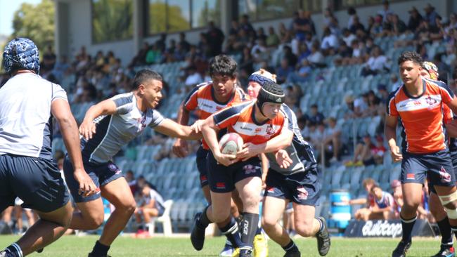 Emerging Reds Cup day 1 action between SEQ and Brisbane Grey in the Under 15s.