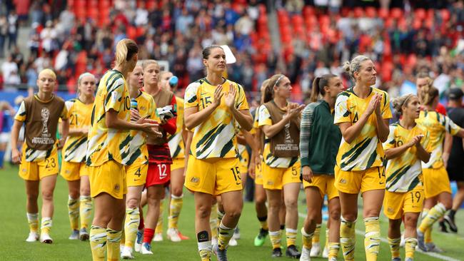 Over half a million Aussies tuned in to watch the 2019 FIFA Women's World Cup match between Australia and Italy in Valenciennes, France. Picture: Getty