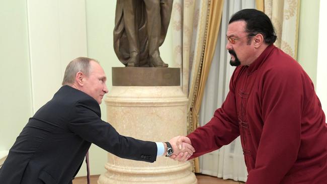 Seagal didn’t get on well with O’Connell, but is good mates with Putin.